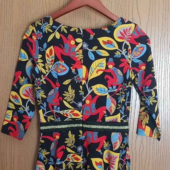 NWT Traffic People Monkey Print Dress Small - Picture 8 of 17